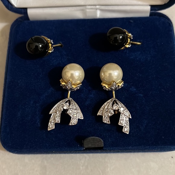 Camrose&Kross Jaqueline Kennedy Replica Earrings NWT - Picture 3 of 7